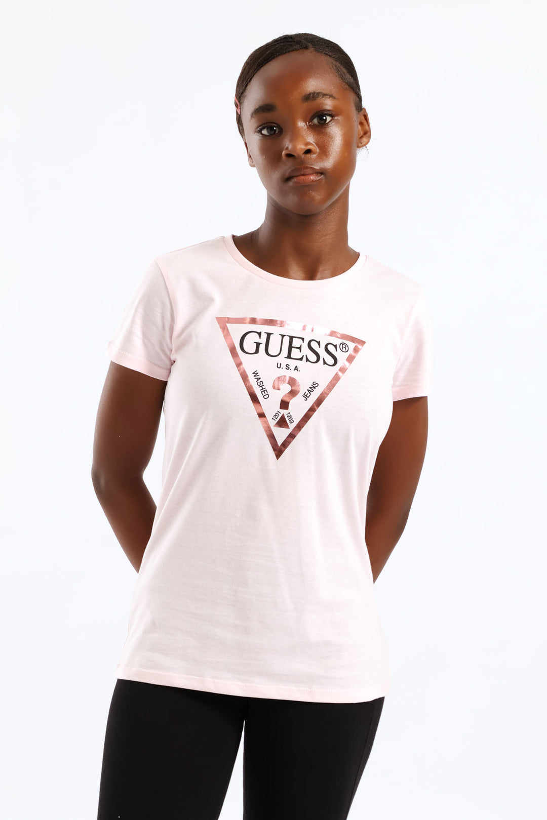 Girls Guess Tee - Pink