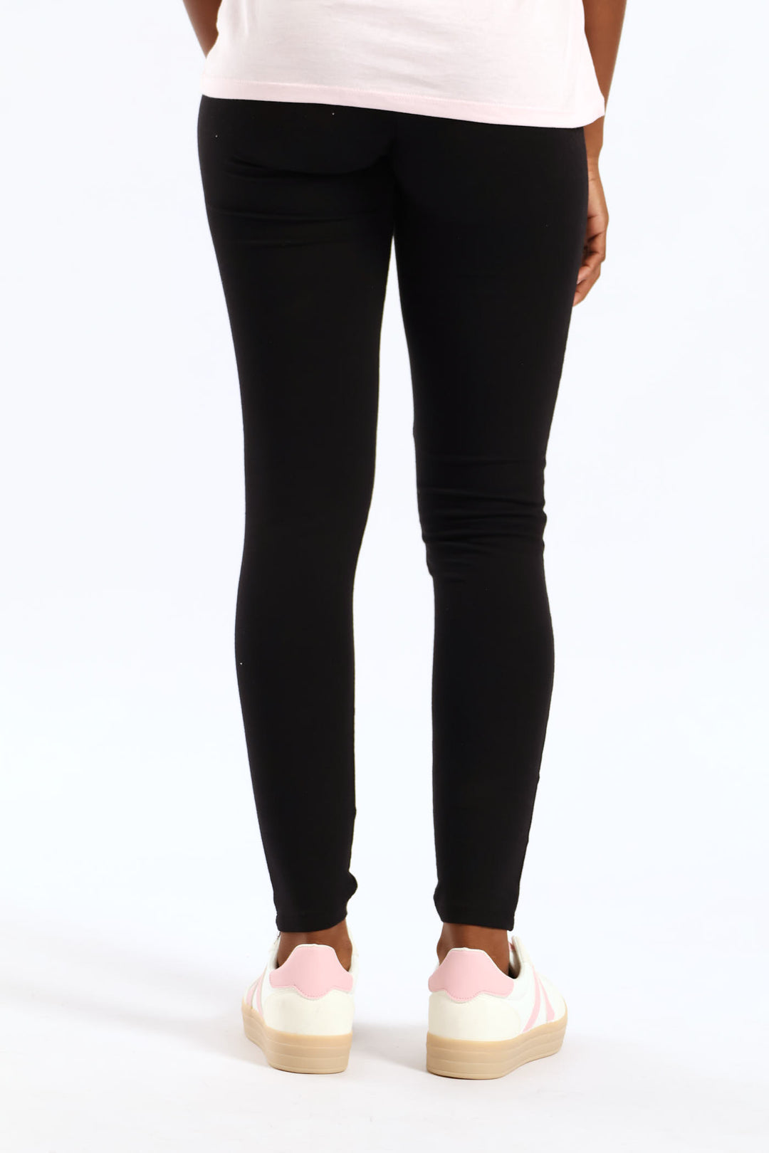 Girls Logo Leggings - Black