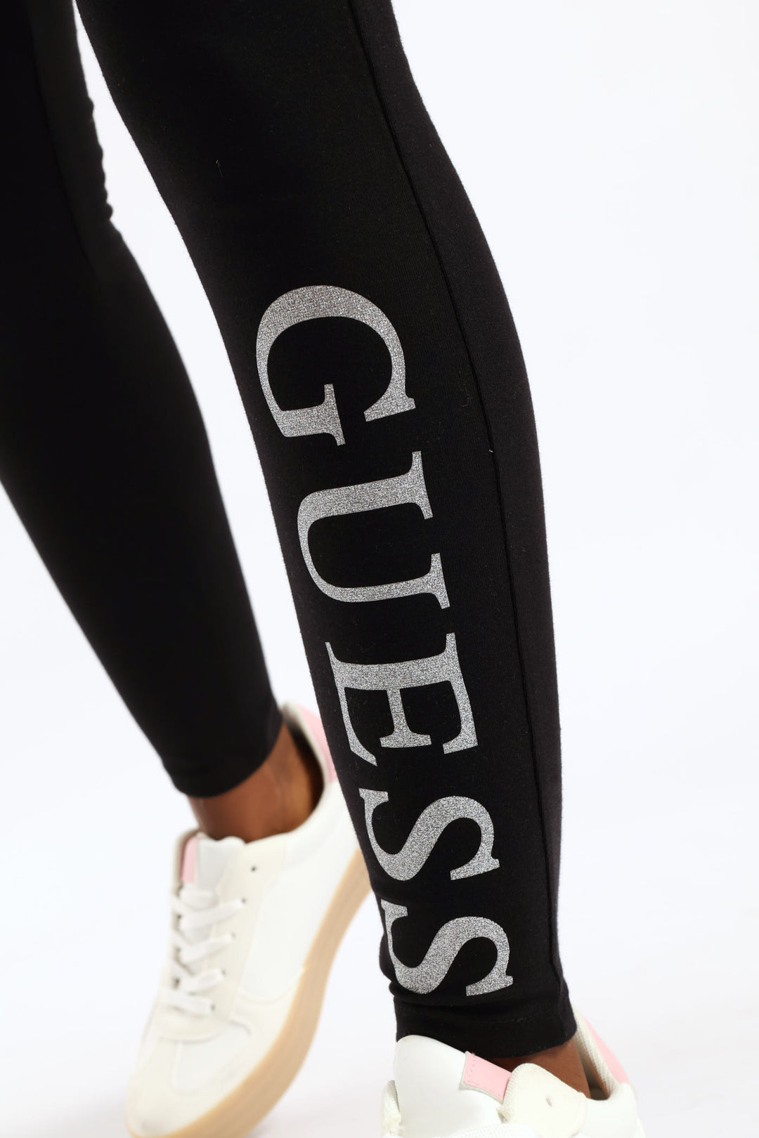 Girls Logo Leggings - Black