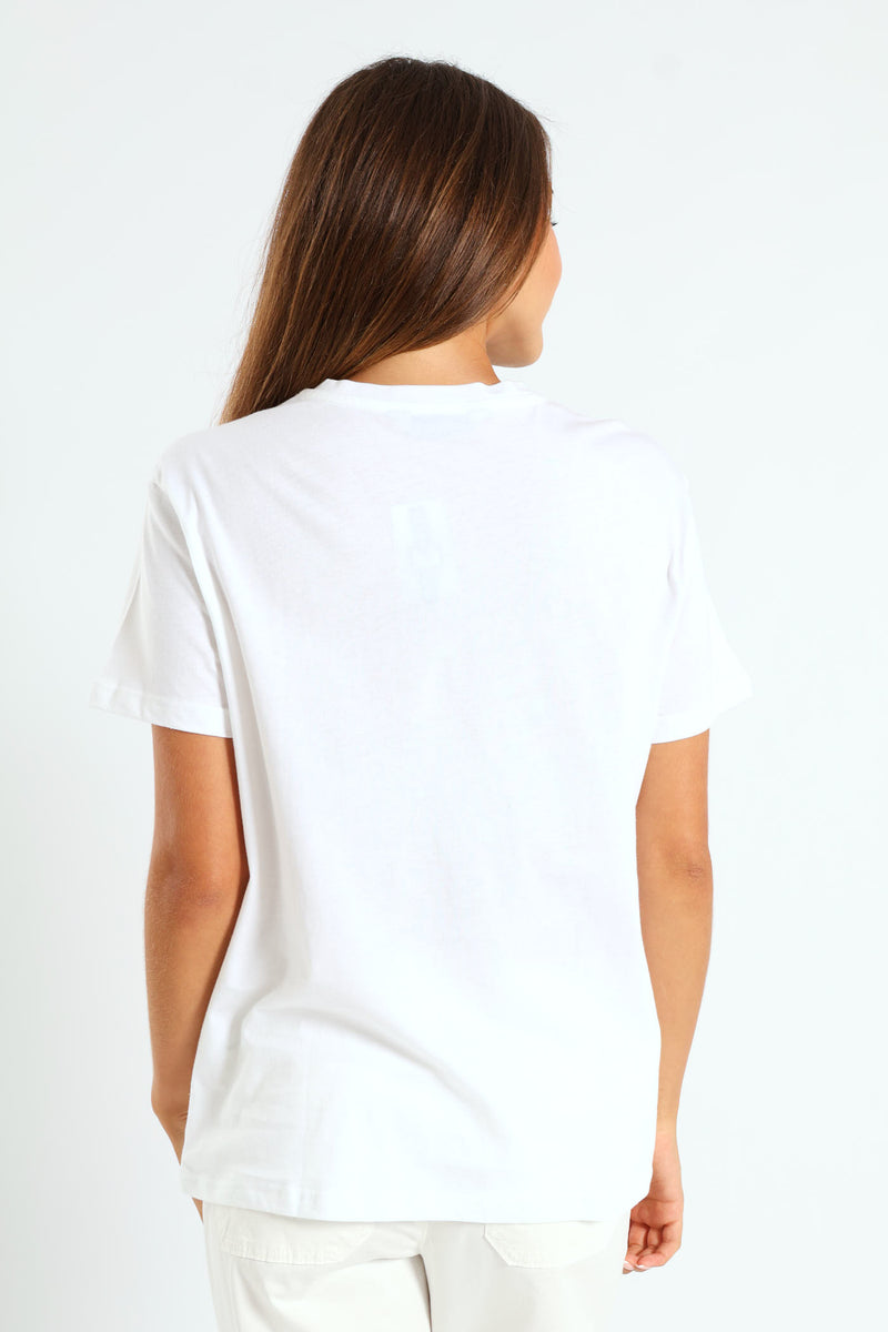 Model Foil Suit Tee - White