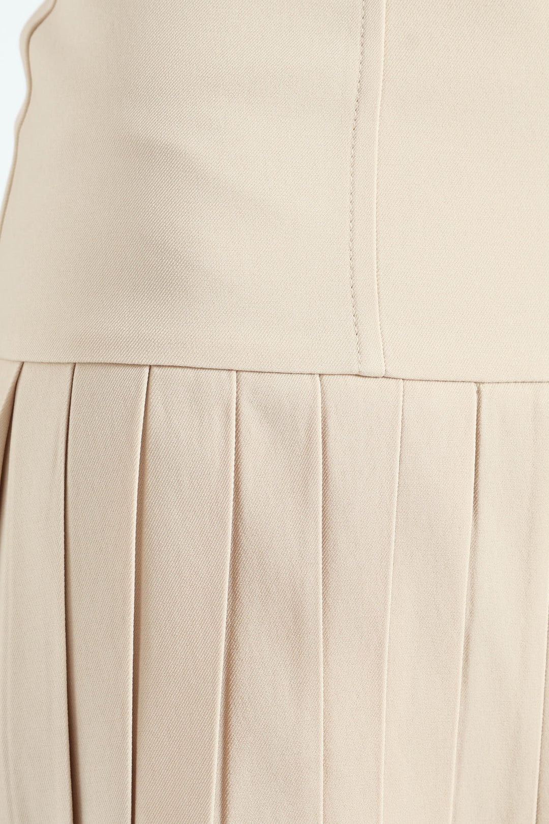 Spaghetti Strap Mini Dress - Champagne