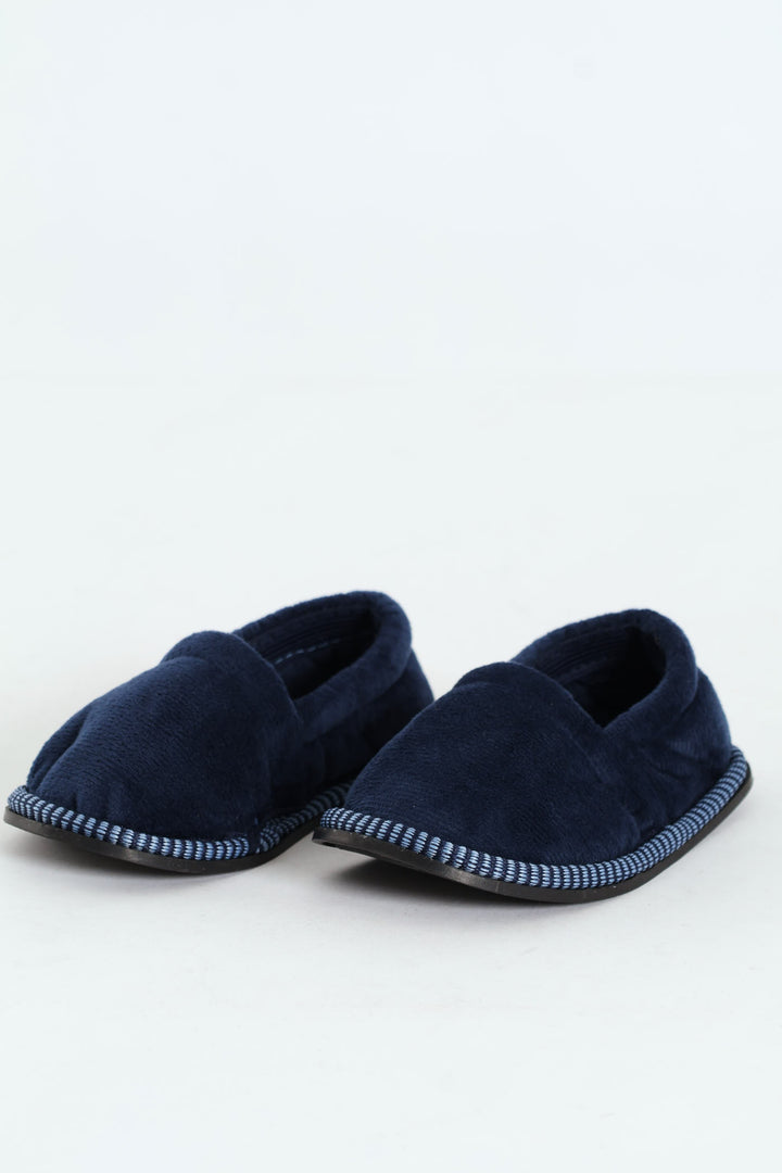 Pre-Boys Basic Slipper - Navy