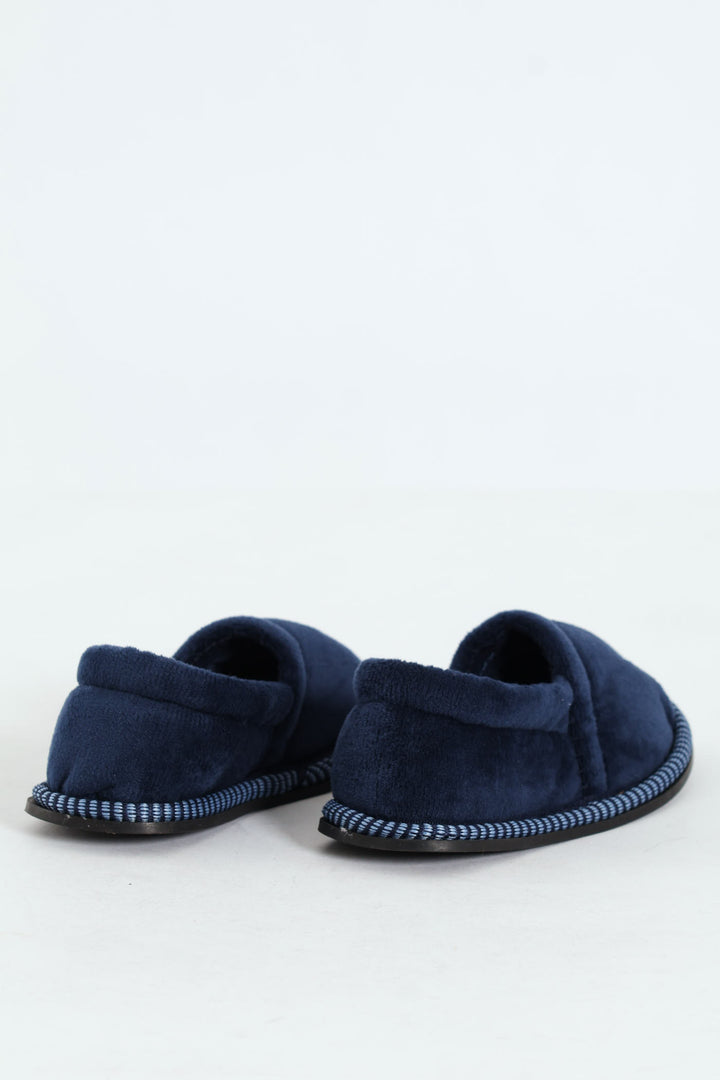 Pre-Boys Basic Slipper - Navy
