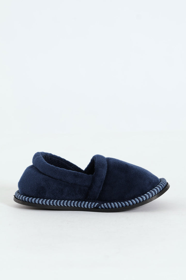 Pre-Boys Basic Slipper - Navy