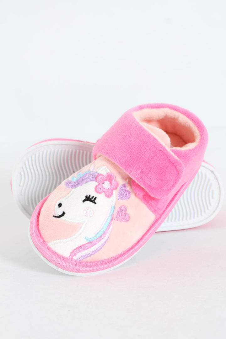 Pre-Girls Unicorn Slipper - Pink