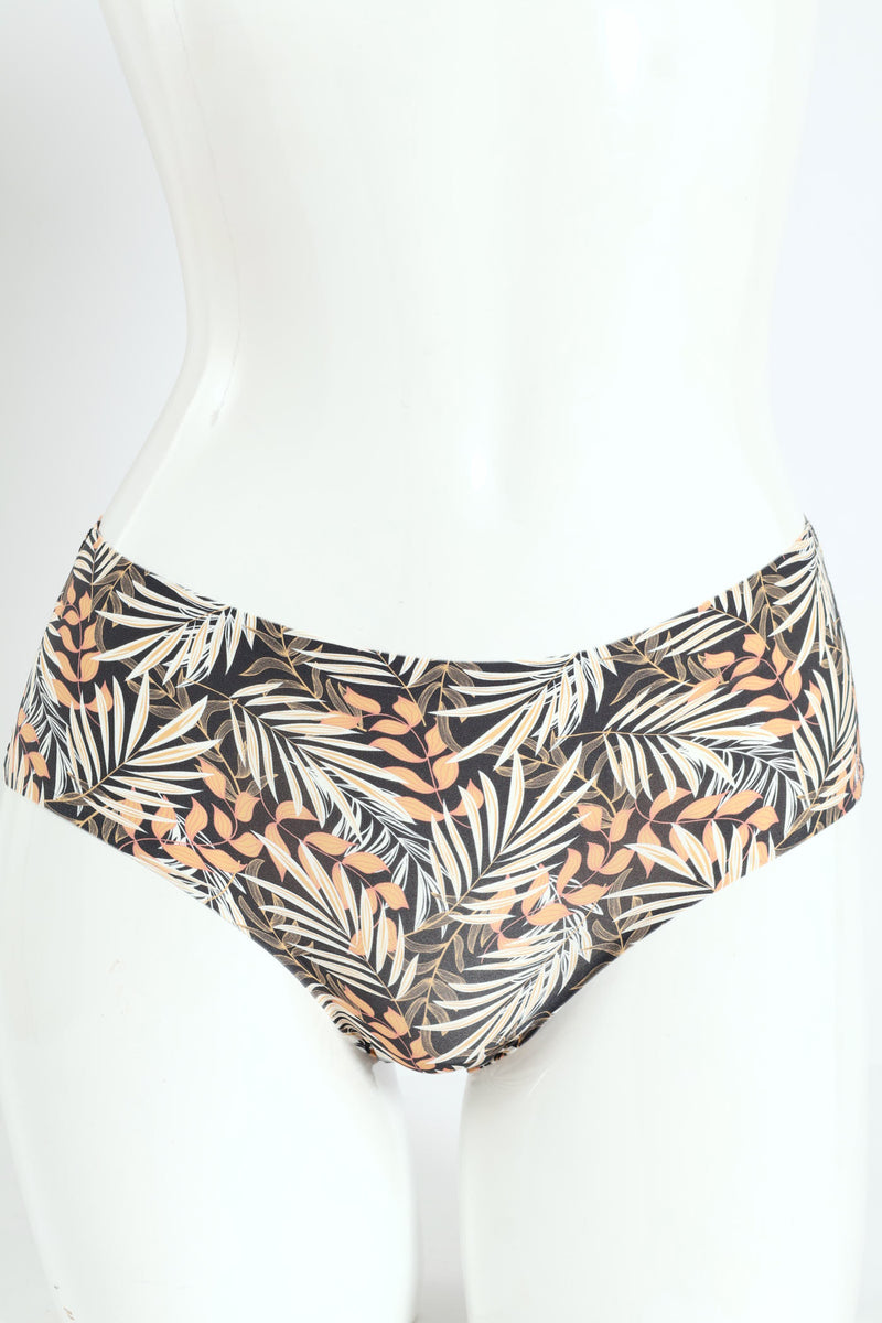 3 Pack Boyleg Panties - Leaves/Coral/Tan