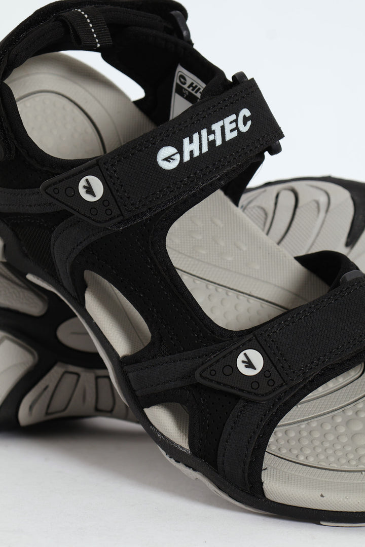 Crater Open Toe Adventure Sandal - Black/Grey