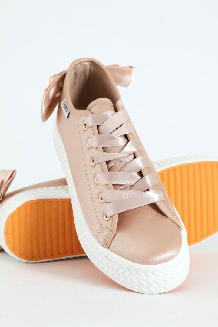 Miah Platform Lace Up Sneaker - Blush