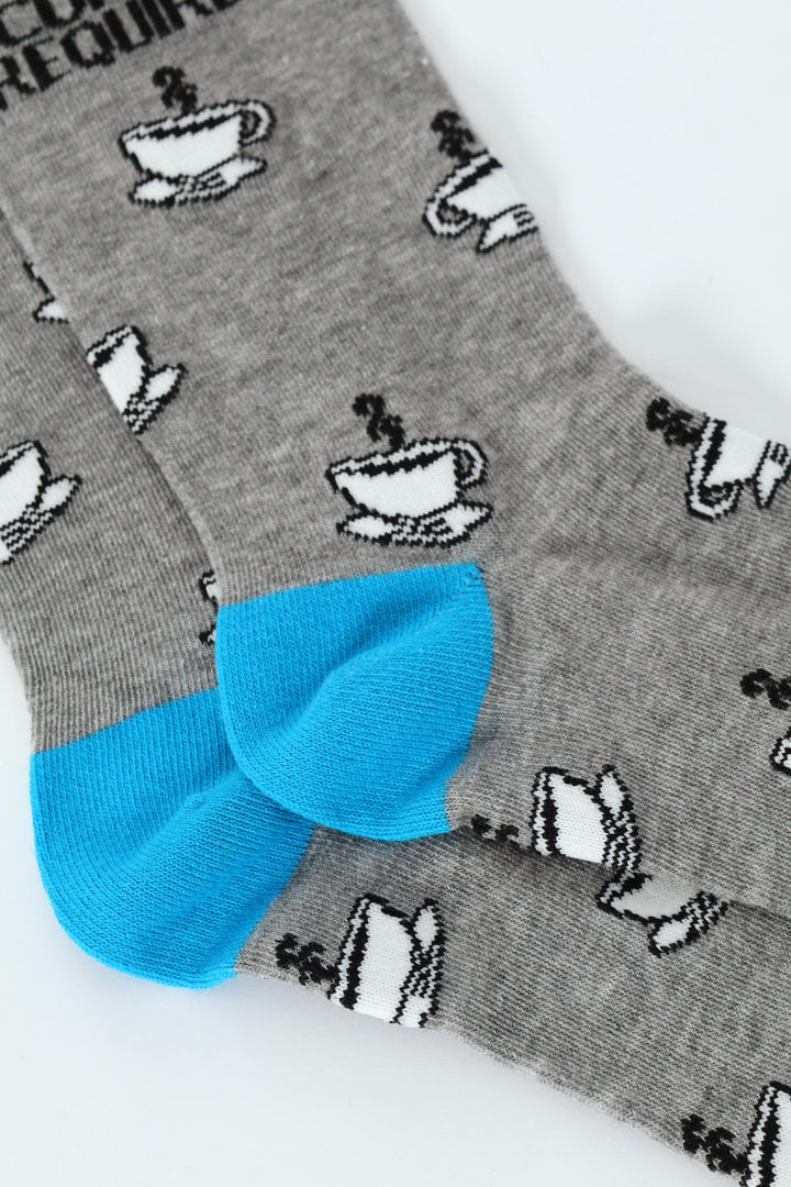 Single Anklet Sock - Light Grey