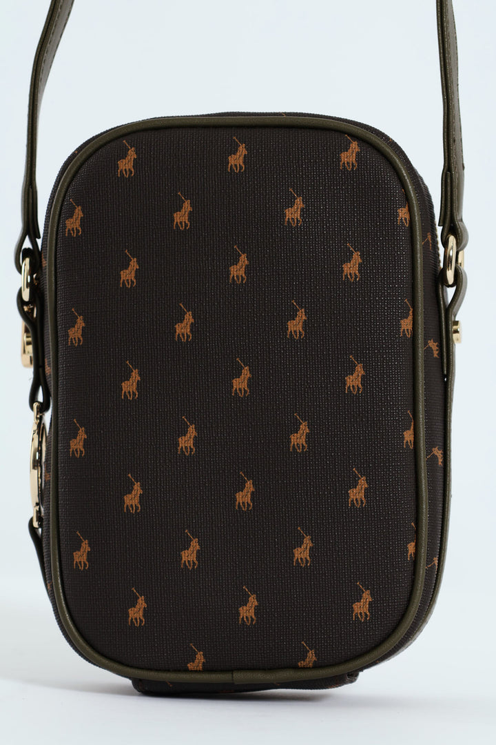 Monticello Phone Bag - Dark Green