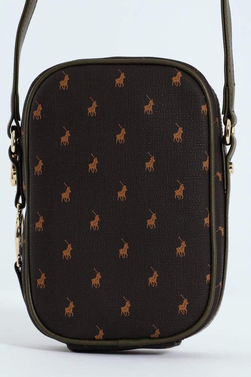 Monticello Phone Bag - Dark Green
