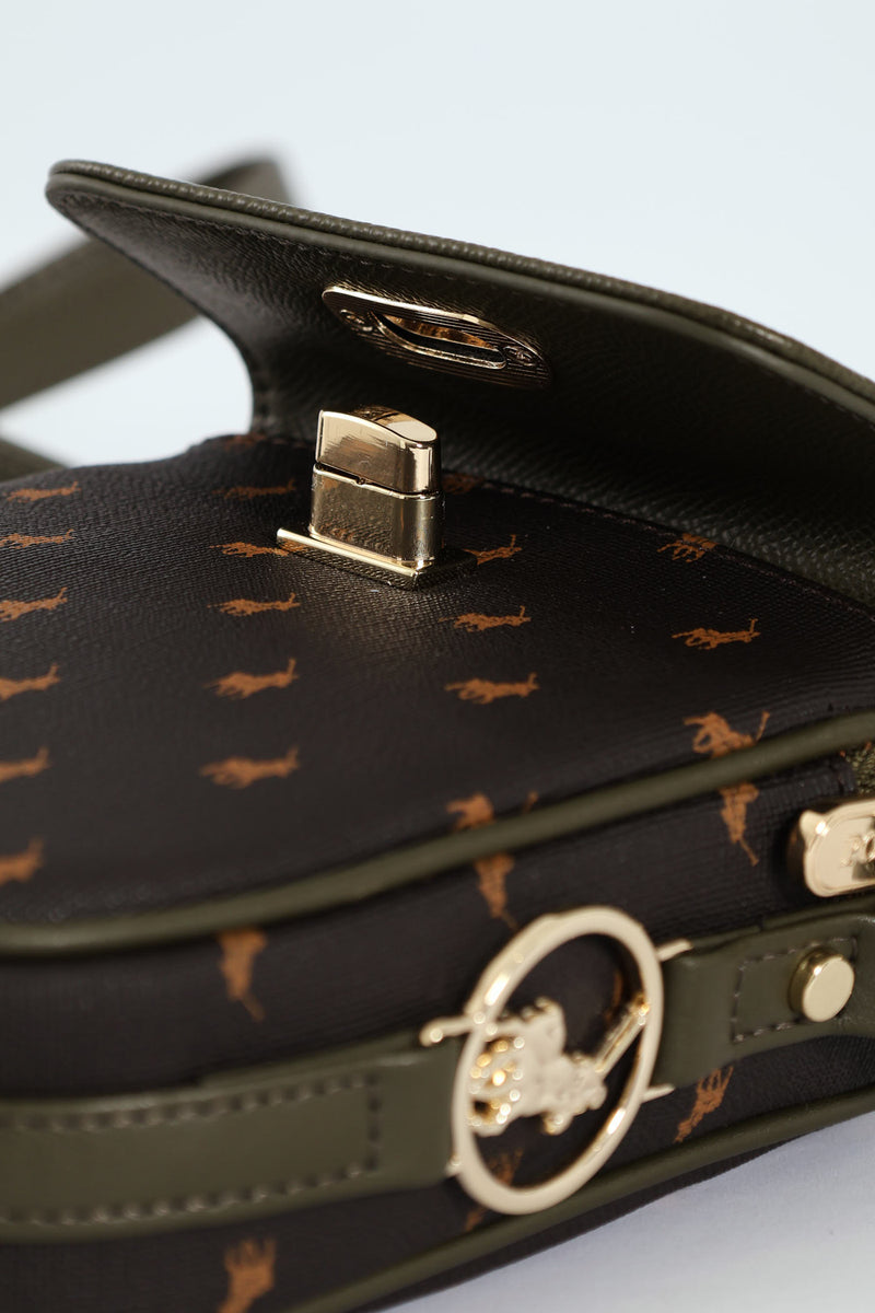 Monticello Phone Bag - Dark Green
