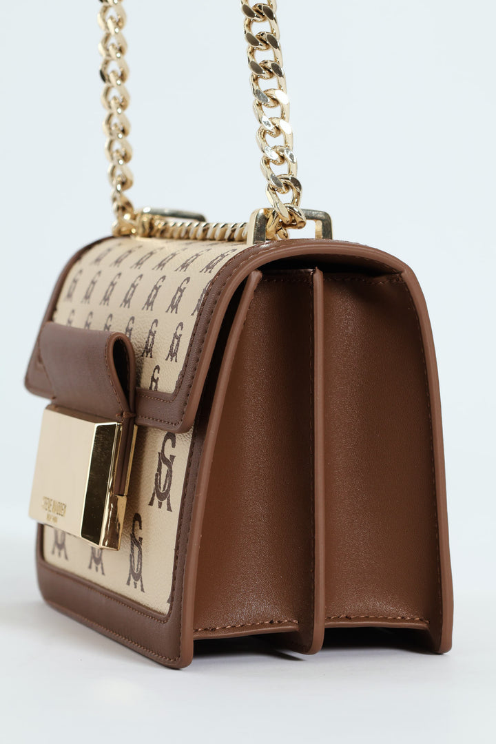 Bportia Shoulder Bag - Beige