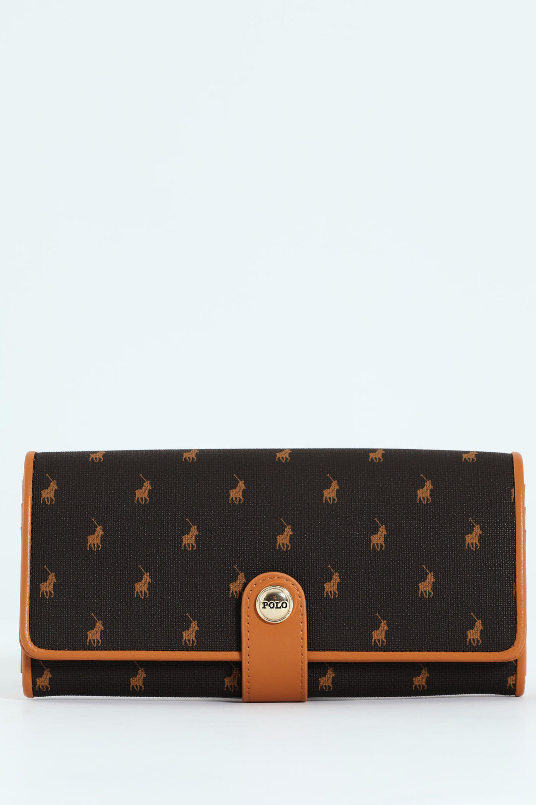 New Iconic Clutch Purse - Brown