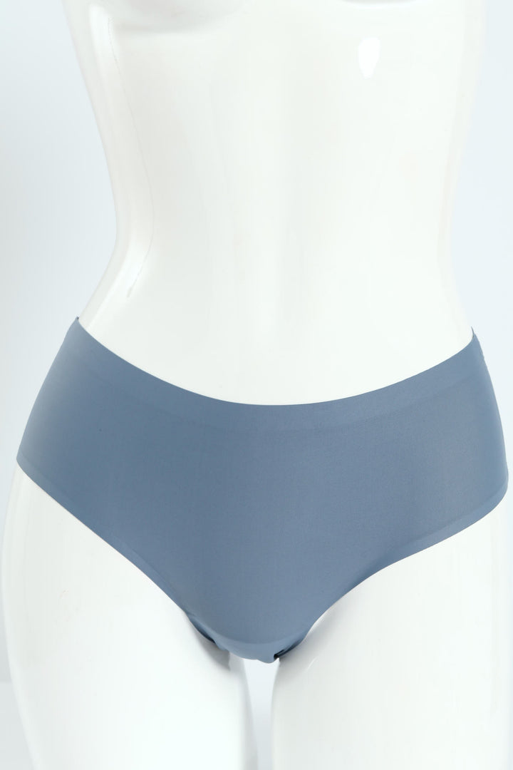 3 Pack Boyleg Panties - Floral/Gray/Blue