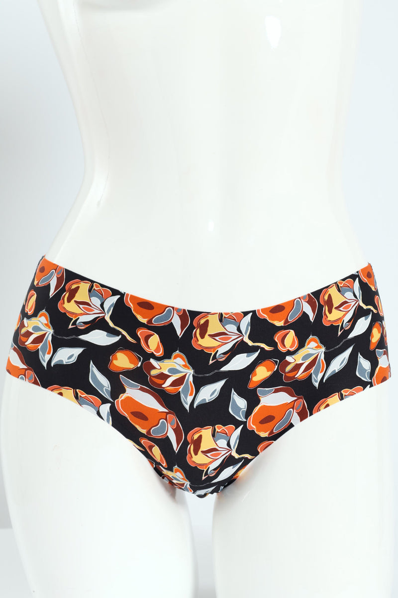 3 Pack Boyleg Panties - Floral/Gray/Blue