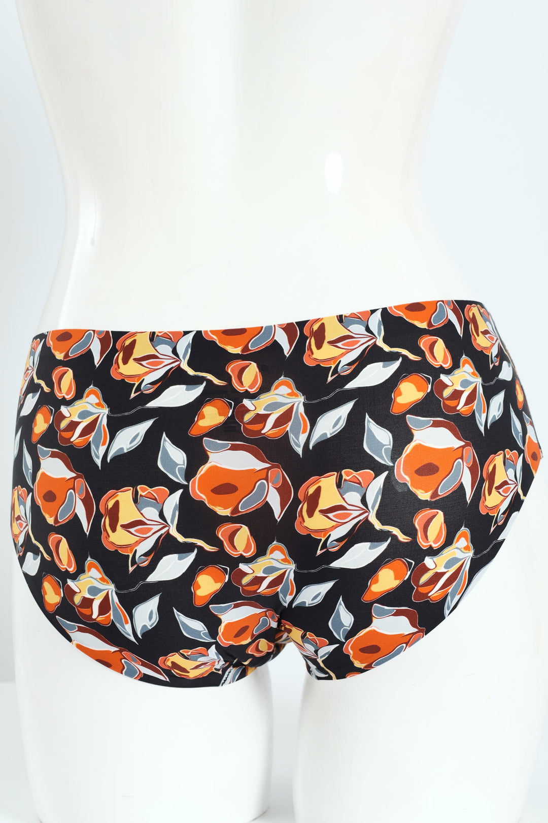 3 Pack Boyleg Panties - Floral/Gray/Blue