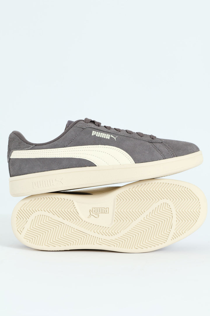 Smash 3.0 Suede Sneaker - Grey/White