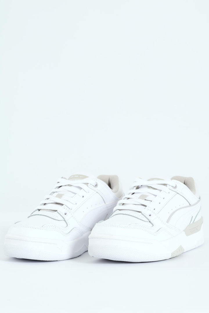 Boys Rebound Retro Jr Sneaker - White