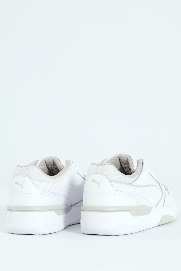 Boys Rebound Retro Jr Sneaker - White