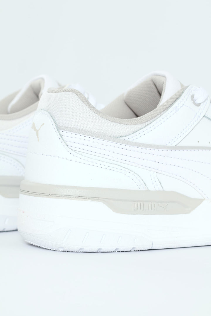 Boys Rebound Retro Jr Sneaker - White