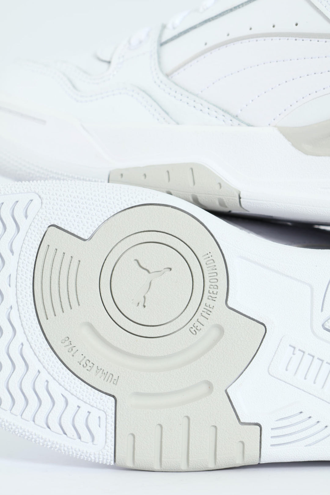 Boys Rebound Retro Jr Sneaker - White