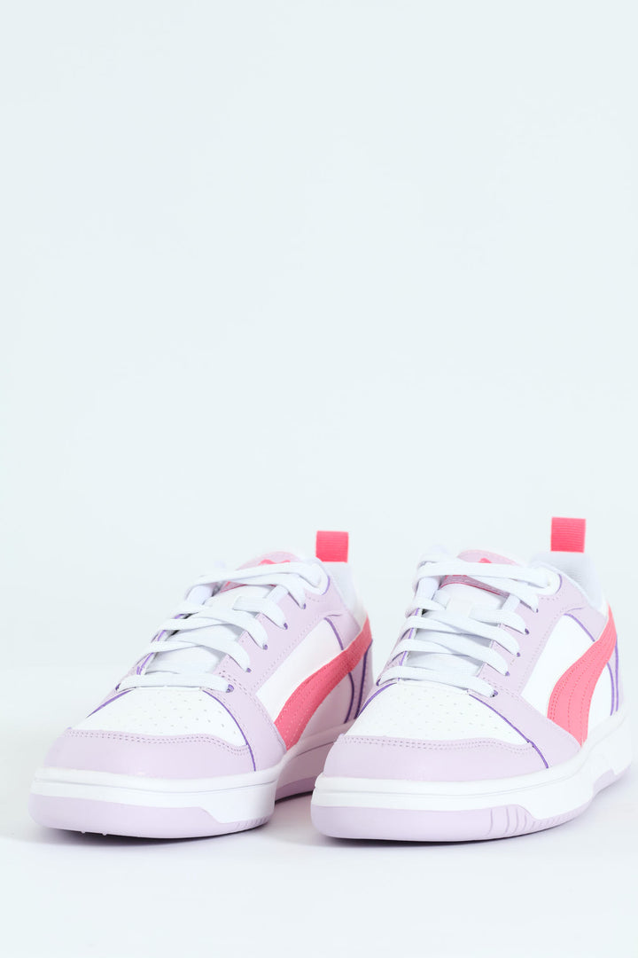 Girls Rebound V6 Low Jr Sneaker - Lilac