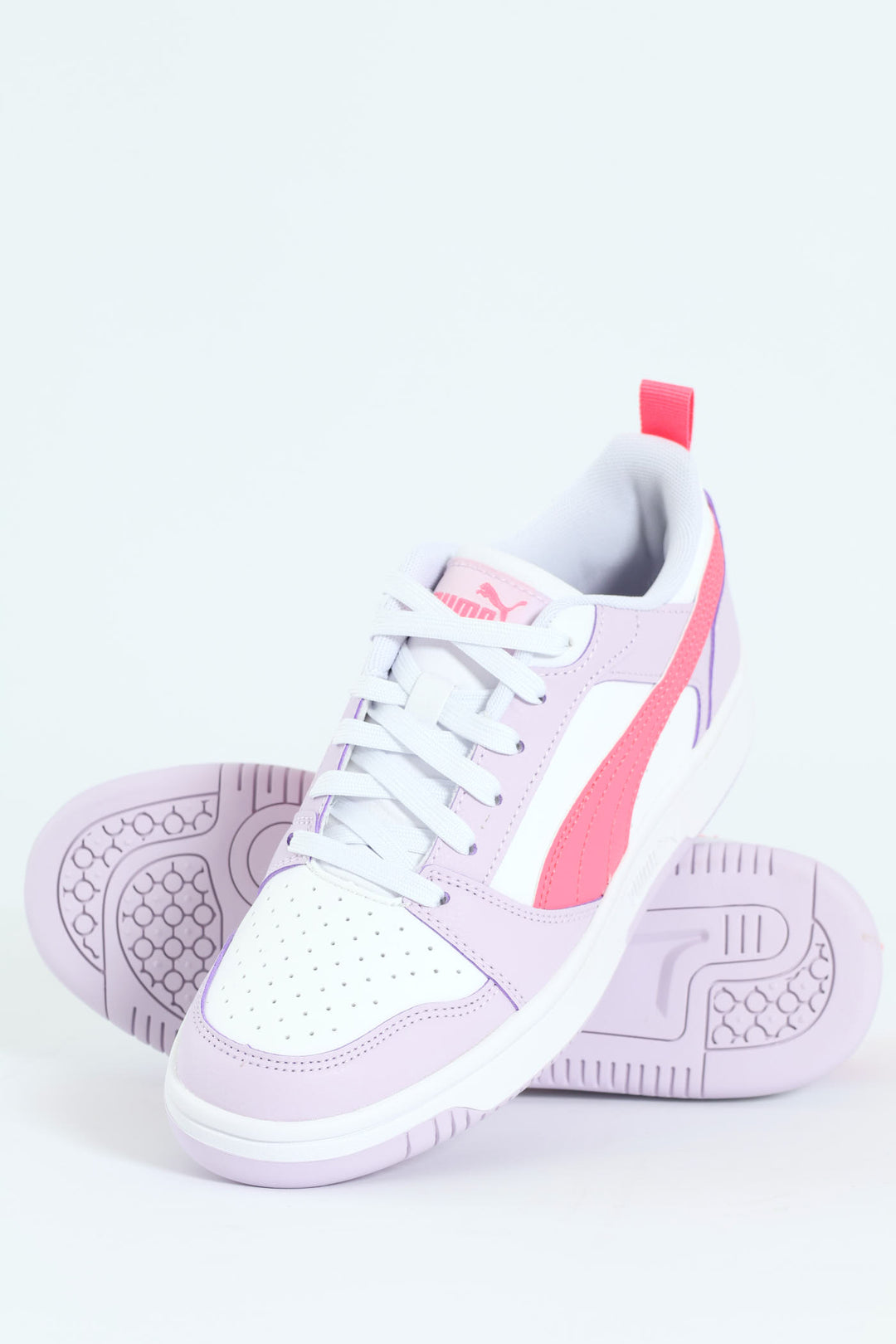 Girls Rebound V6 Low Jr Sneaker - Lilac