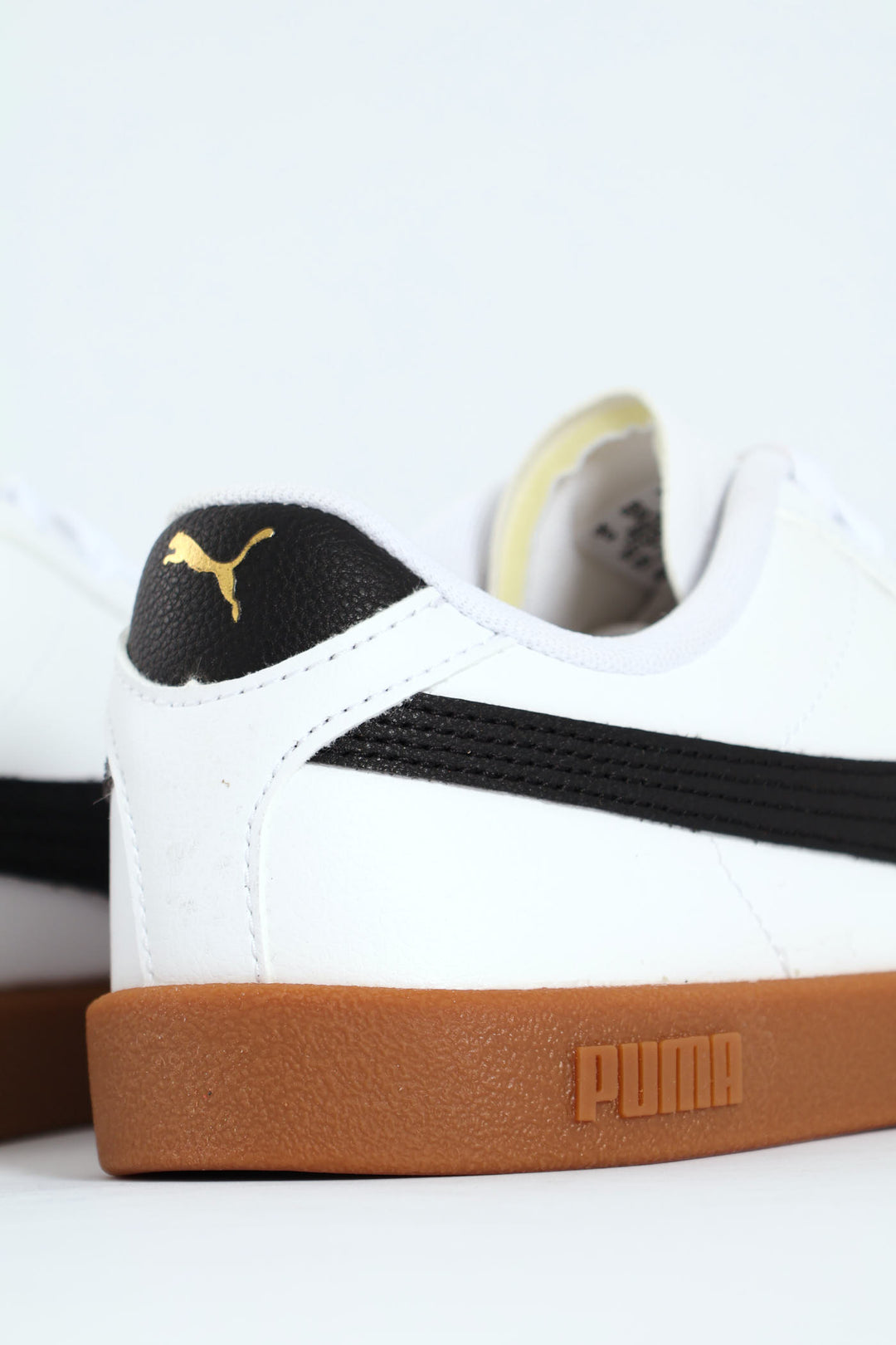 Club II Court Sneaker With Gum Sole - White/Black