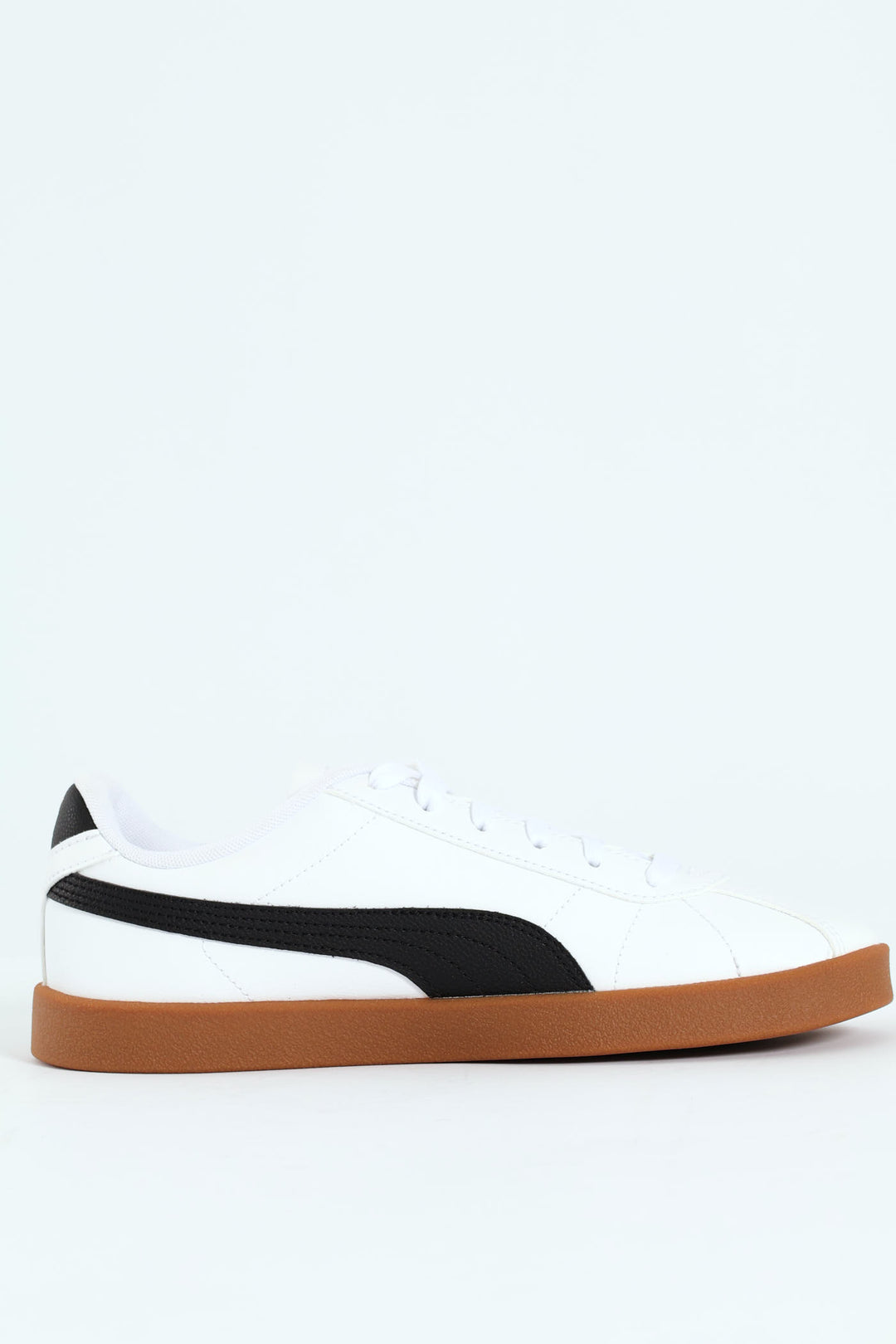 Club II Court Sneaker With Gum Sole - White/Black