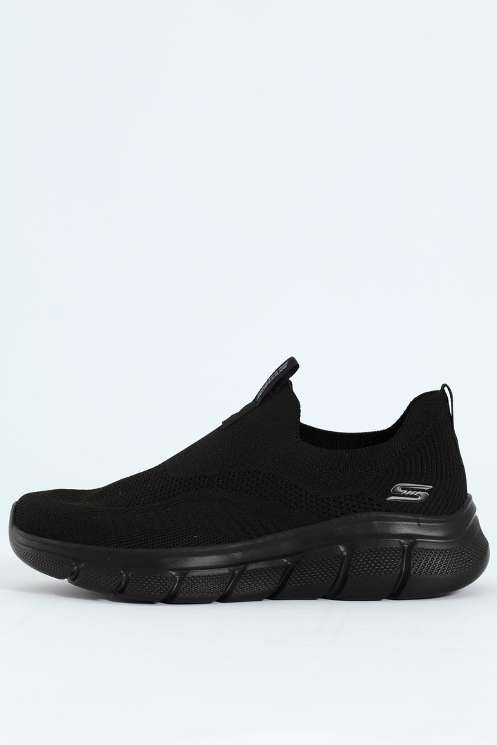Bobs B Flex Knit Slip On Sneaker - Black