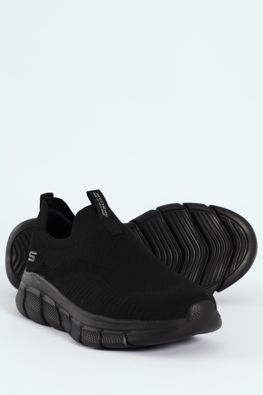 Bobs B Flex Knit Slip On Sneaker - Black