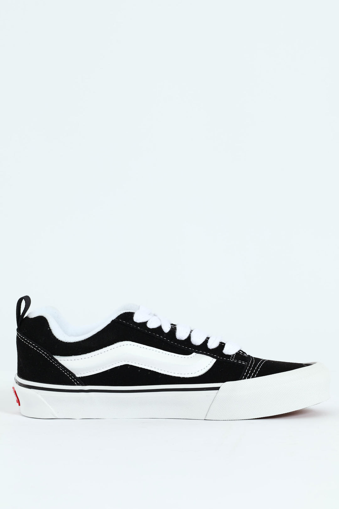 Knu Skool Chunky Lace Up Sneaker - Black/White