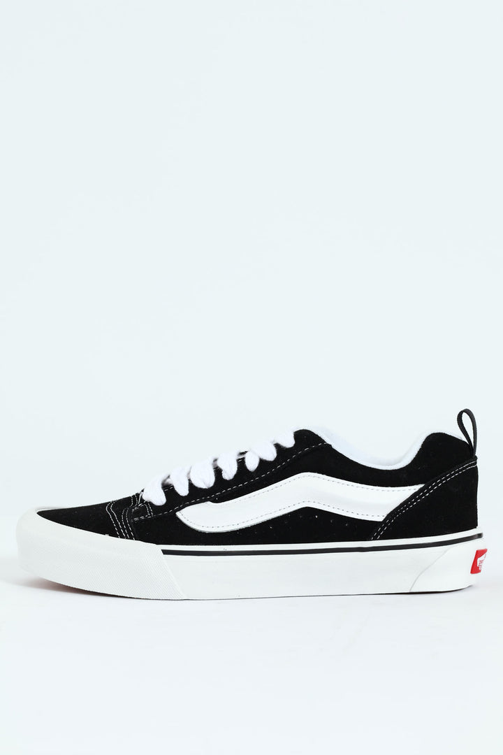Knu Skool Chunky Lace Up Sneaker - Black/White