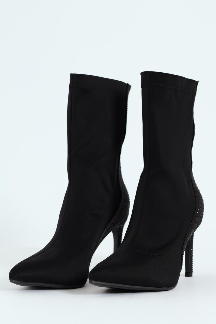 Diamante Boot - Black