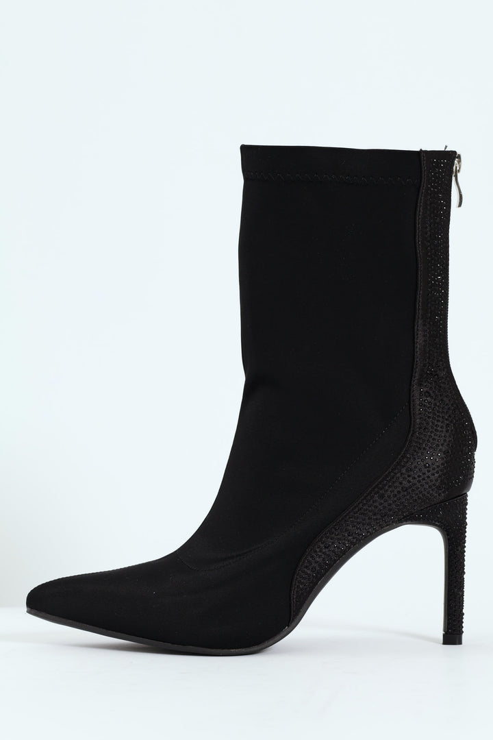 Diamante Boot - Black