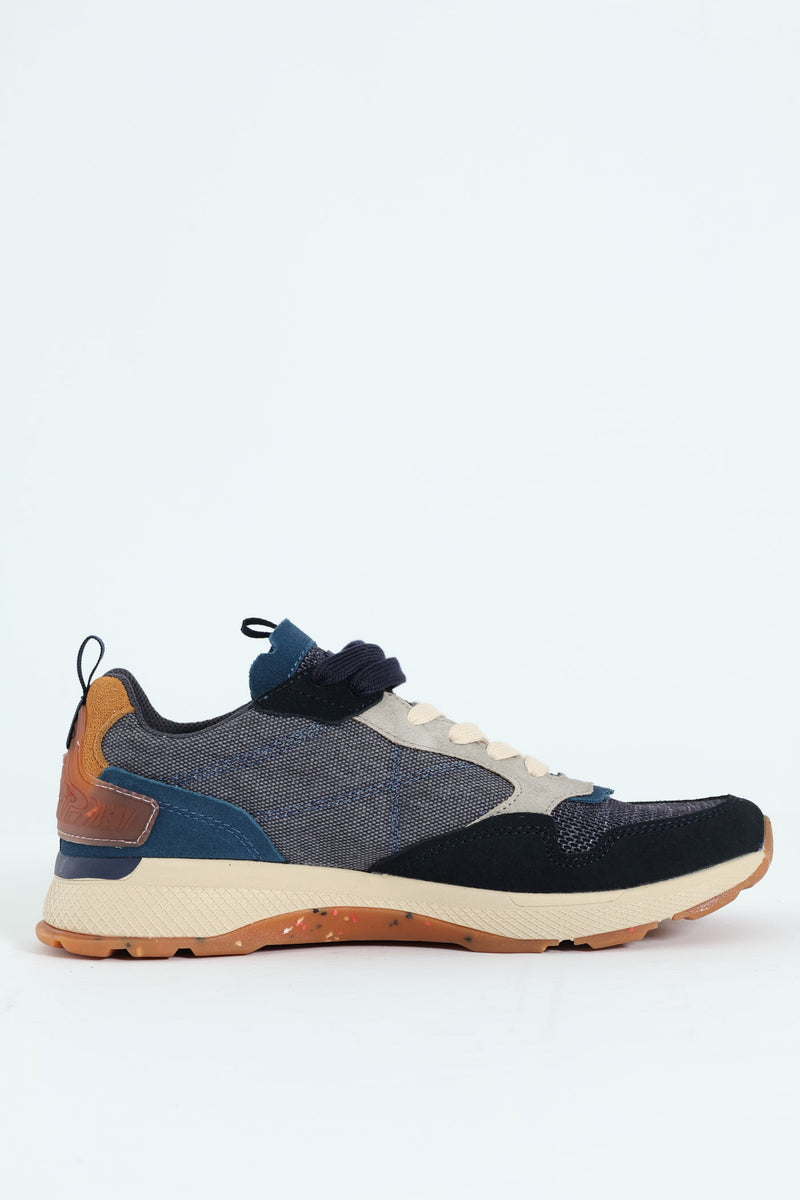 Ontario Scrambler Sneaker - Navy