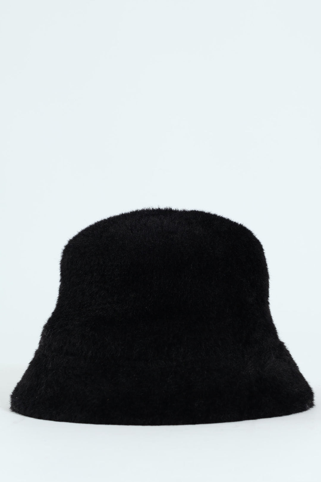 Fluffy Cloche Hat - Black