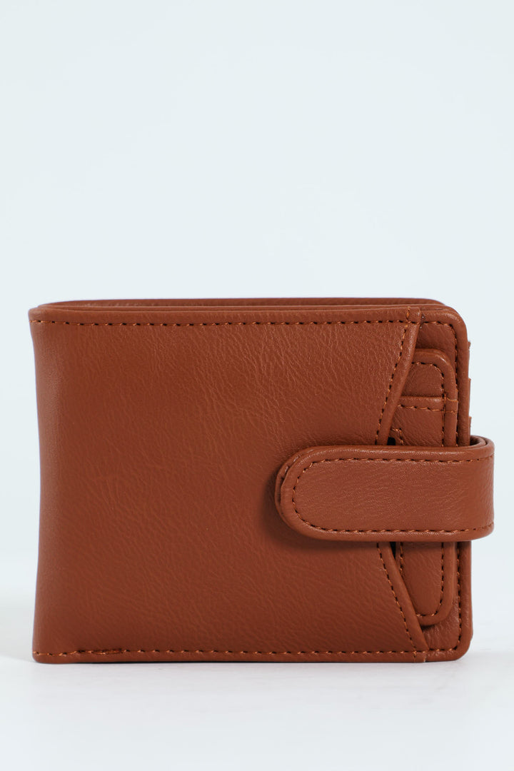 Bill Fold With Removable Cardholder Wallet - Tan