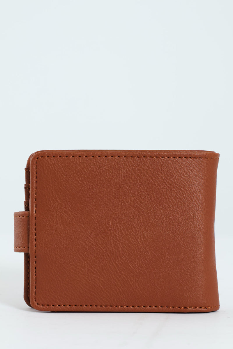 Bill Fold With Removable Cardholder Wallet - Tan