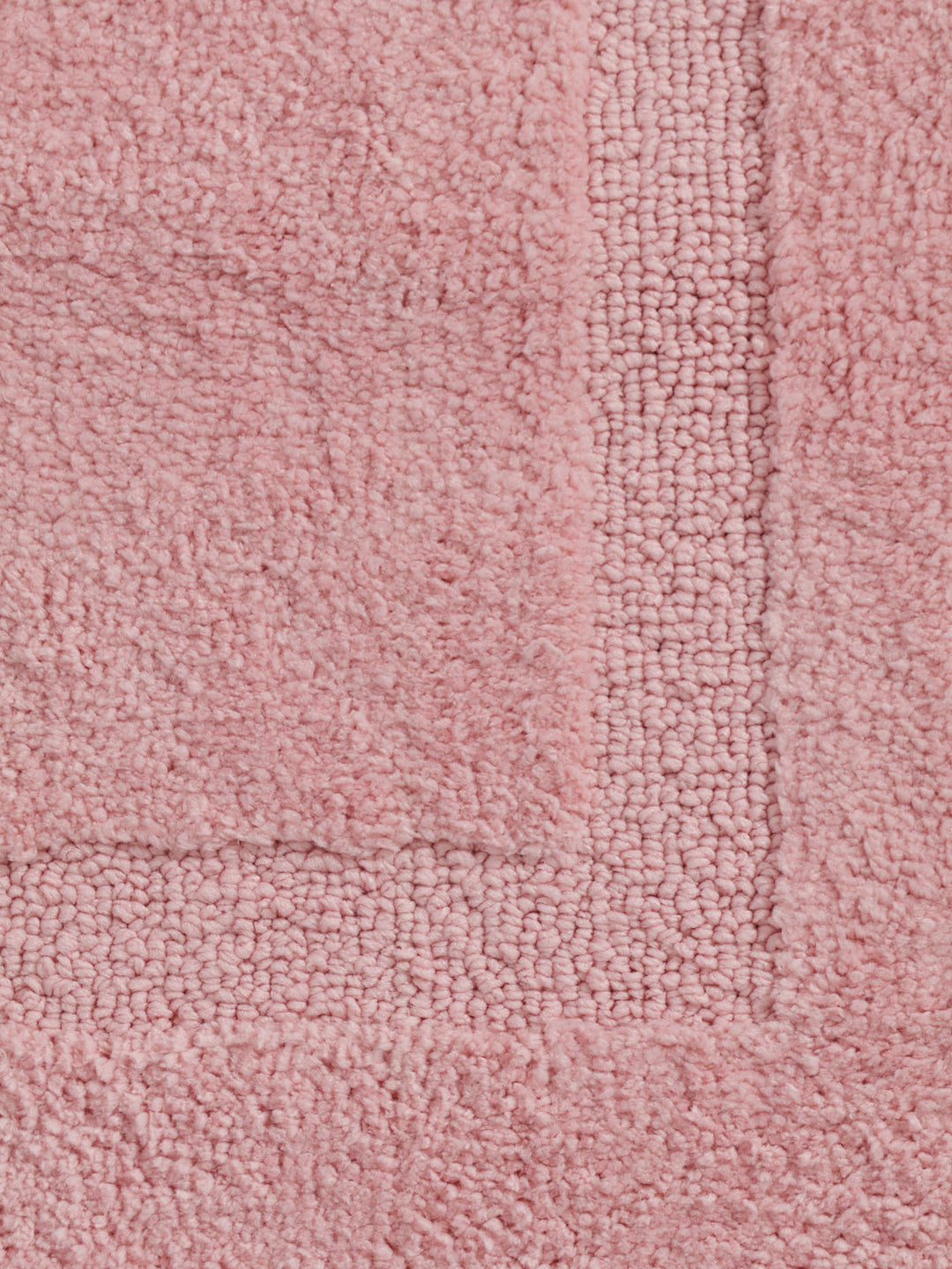 Tufted Border Runner 1400Gsm Bath Mat 45X100Cm - Pink