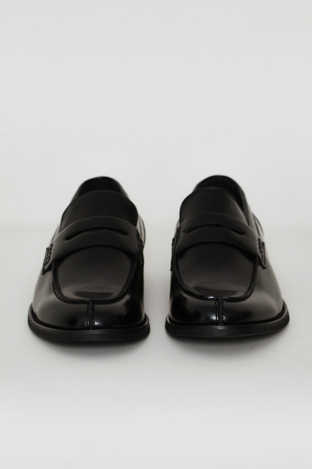 Penny Moccasin Formal Slip On - Black
