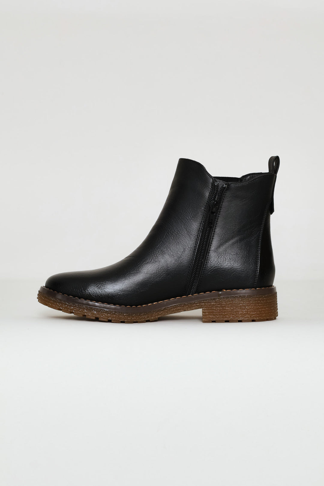 Belinda Lug Sole Chelsea Boot - Black