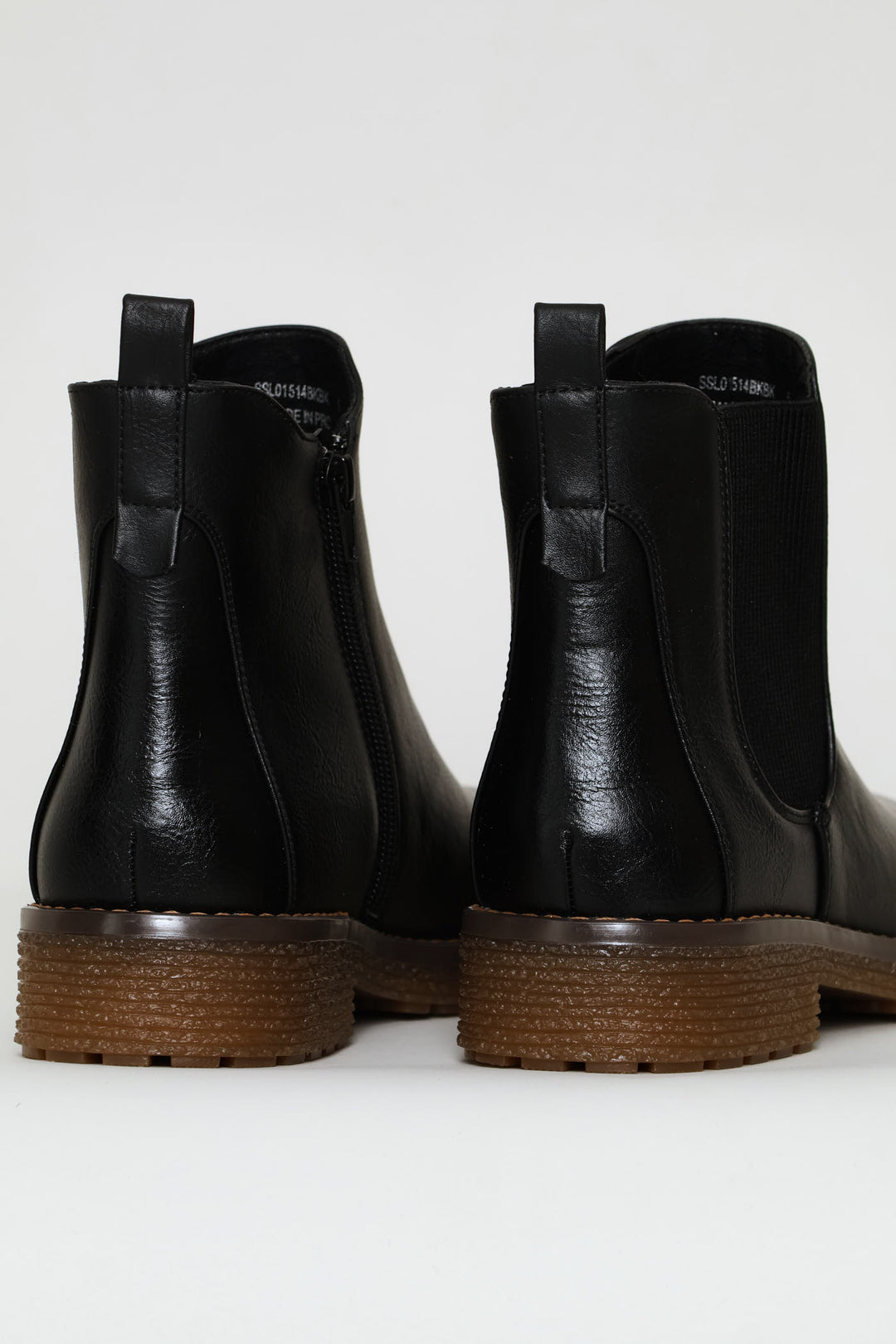 Belinda Lug Sole Chelsea Boot - Black