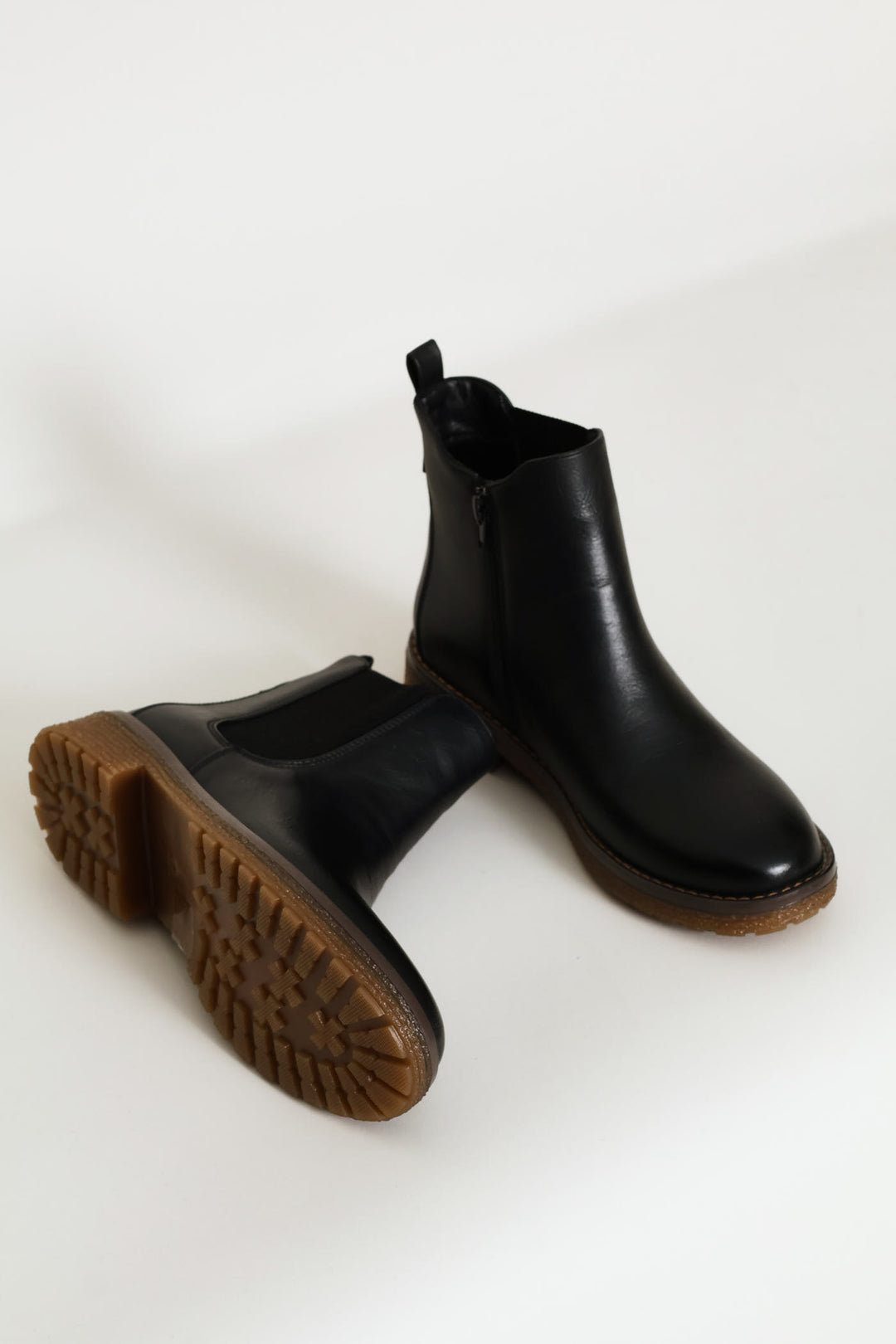Belinda Lug Sole Chelsea Boot - Black