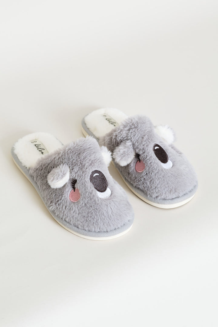 Koala Novelty Slipper - Grey
