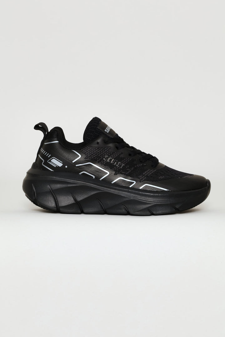 Boys Clifton Hiker Shoe - Black