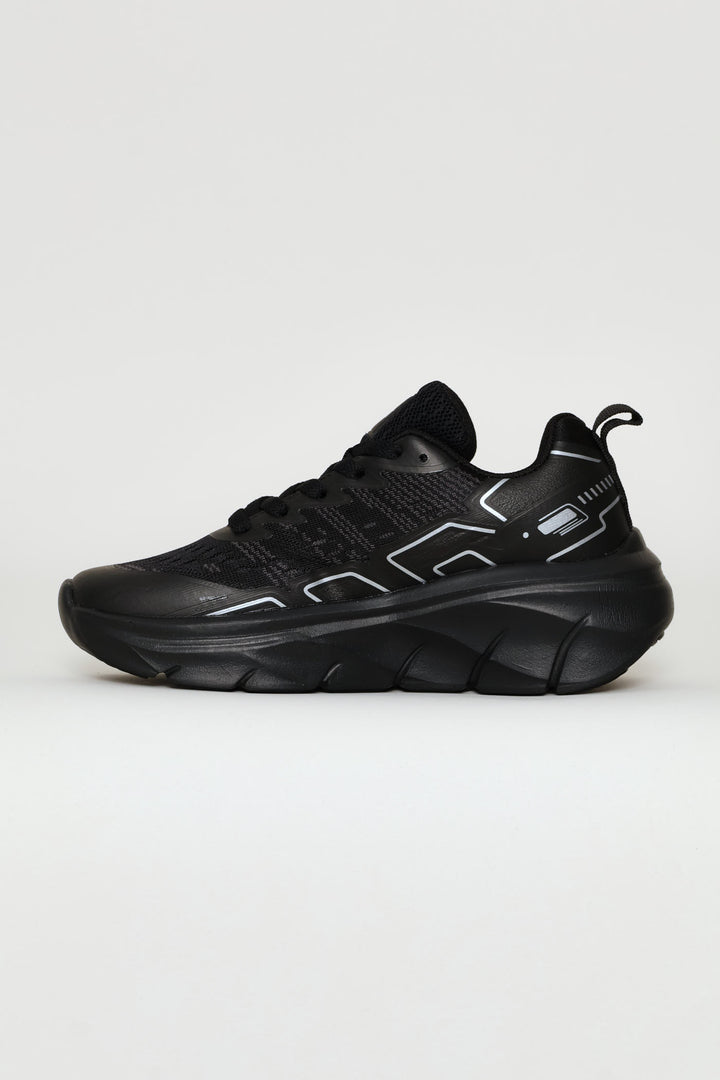 Boys Clifton Hiker Shoe - Black