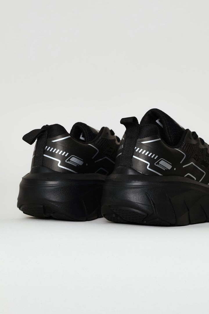 Boys Clifton Hiker Shoe - Black