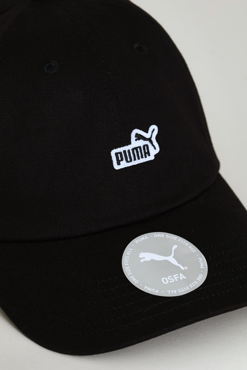 No. 1 Logo Patch Baseball Cap - Black